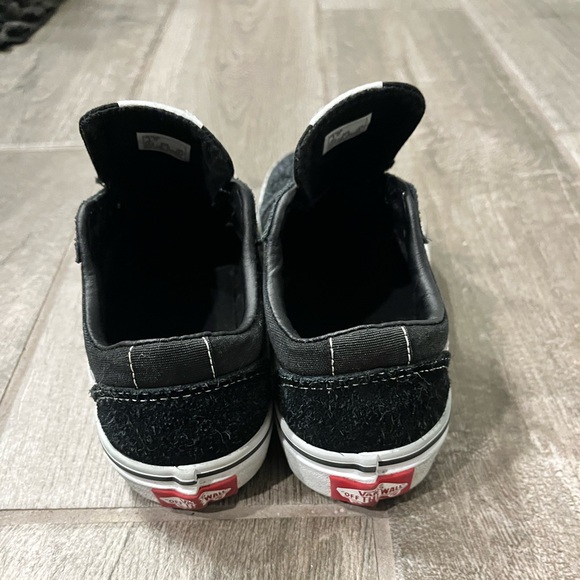 VANS Unisex Sneakers Black and White Vans Size 1 - Picture 6 of 8